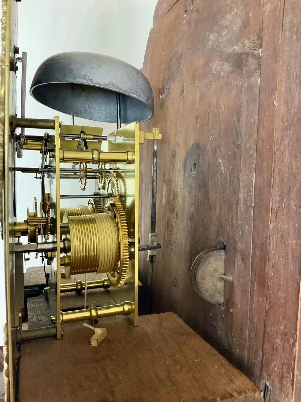 Early Georgian Small Longcase Clock - Silent Lever View VIII