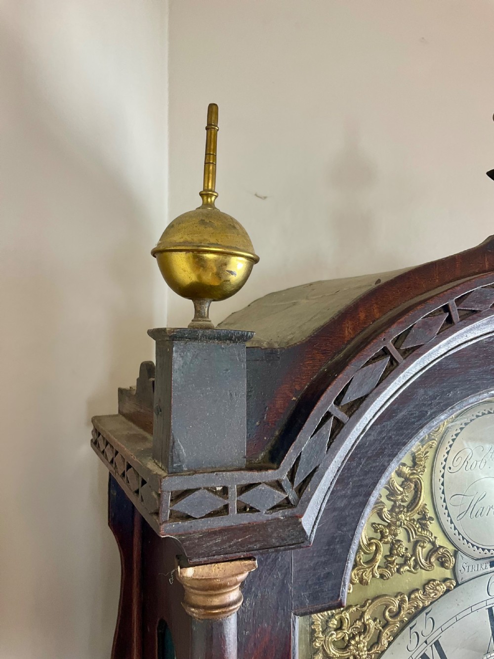 Early Georgian Small Longcase Clock - Silent Lever View IX