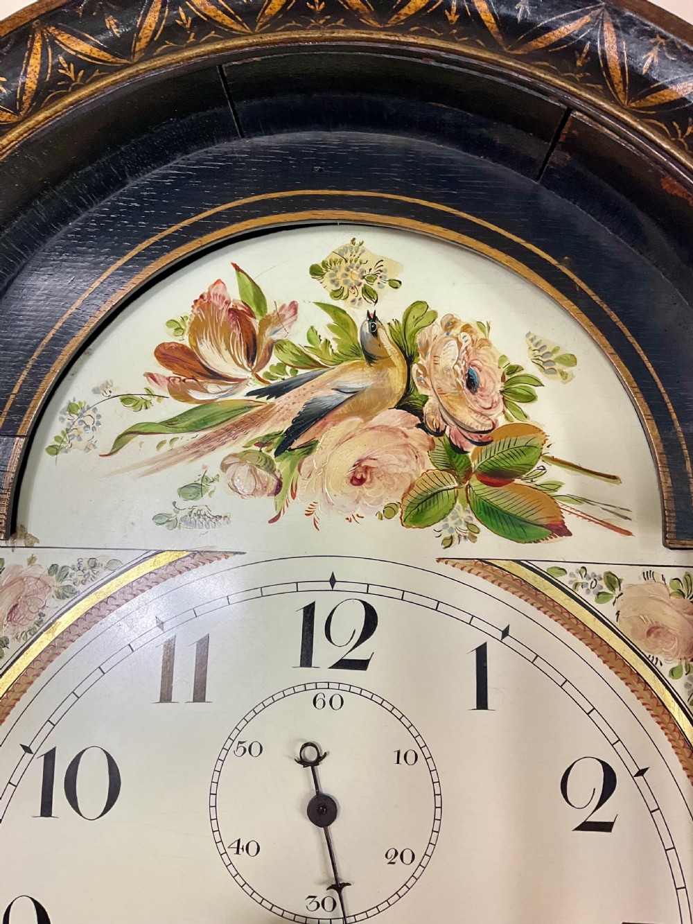 Late 18th Century Chinoiserie Design Longcase Clock View V