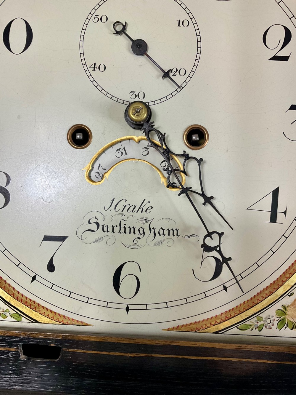 Late 18th Century Chinoiserie Design Longcase Clock View VI