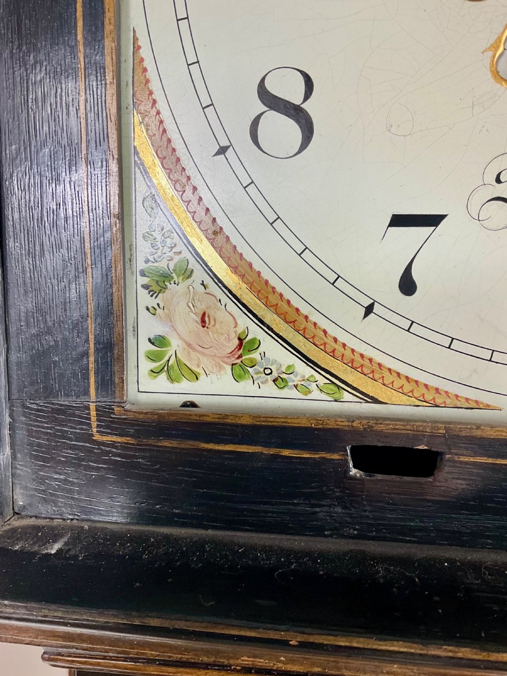 Late 18th Century Chinoiserie Design Longcase Clock View XI