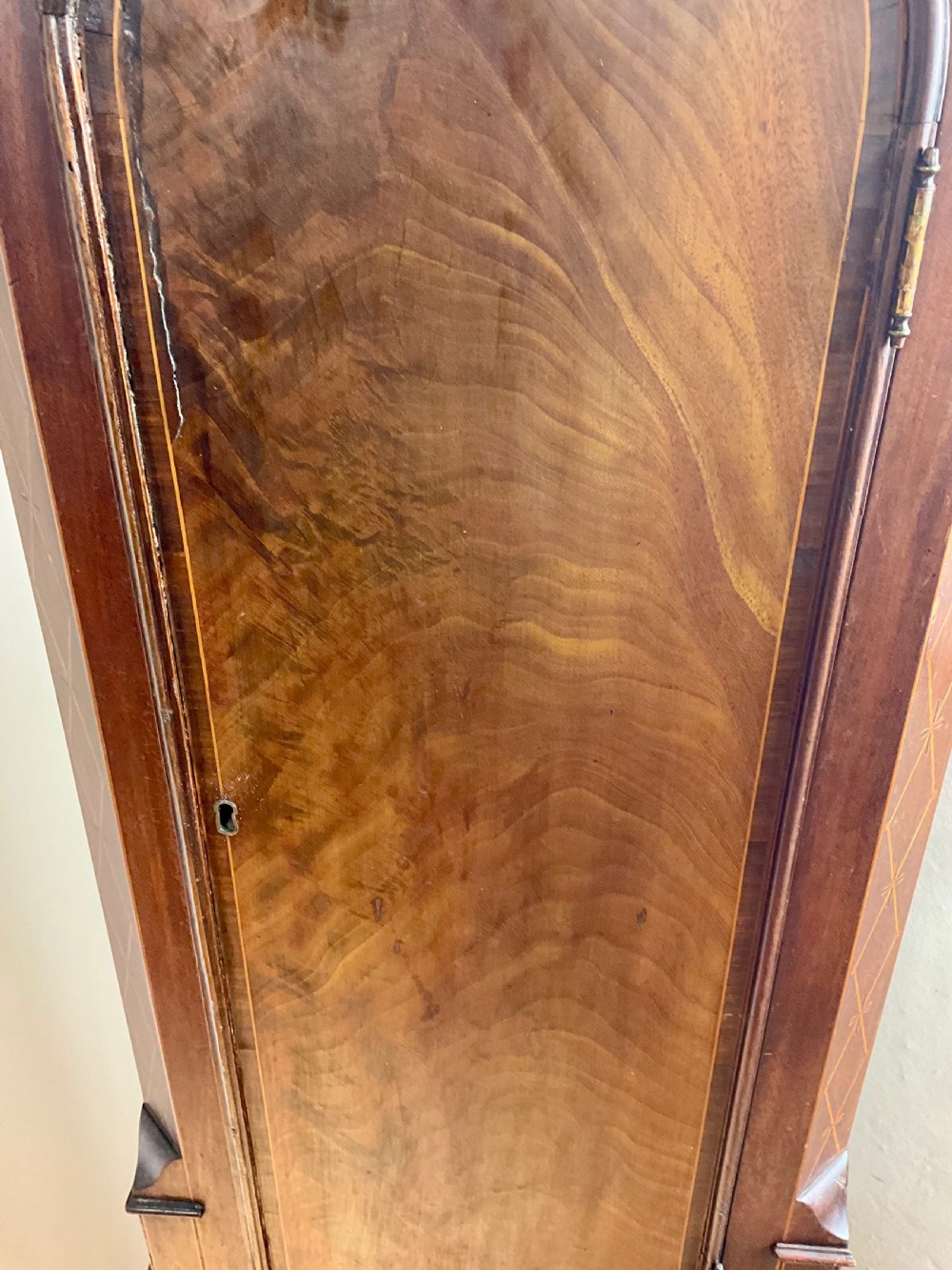 1770 “Marriage” Clock - Georgian Mahogany Longcase View II