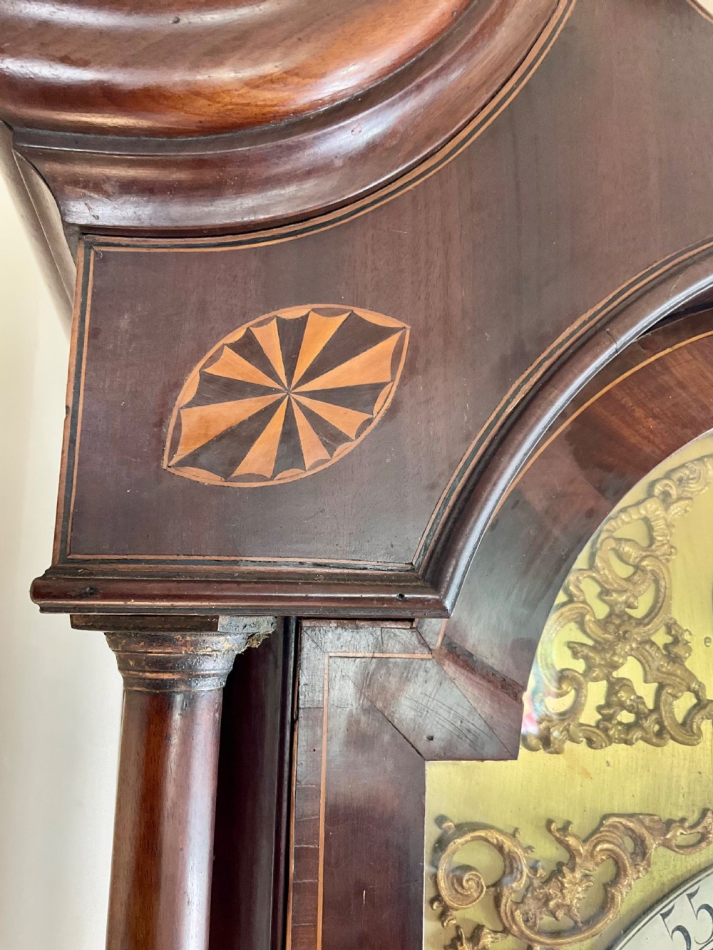 1770 “Marriage” Clock - Georgian Mahogany Longcase View IV