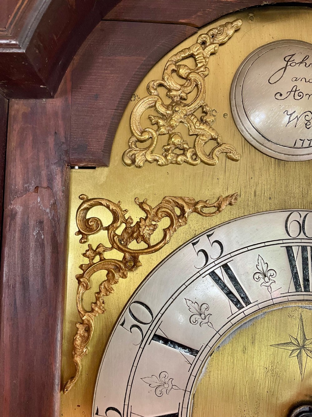 1770 “Marriage” Clock - Georgian Mahogany Longcase View VIII
