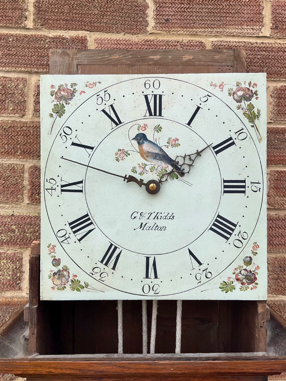 19th Century Small Slim Grandfather Longcase Clock View II