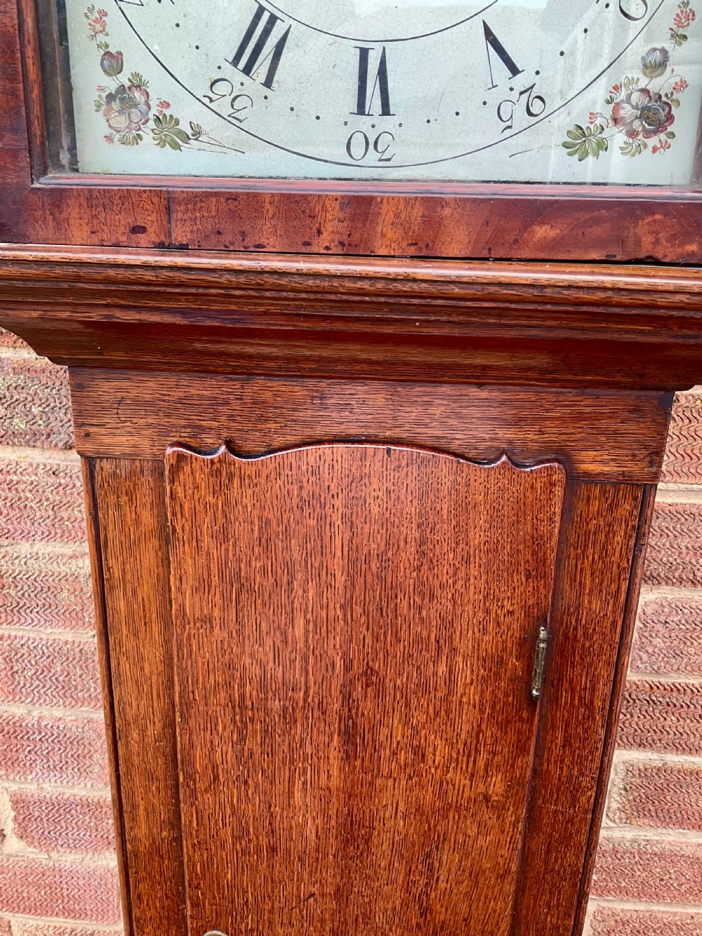 19th Century Small Slim Grandfather Longcase Clock View VI