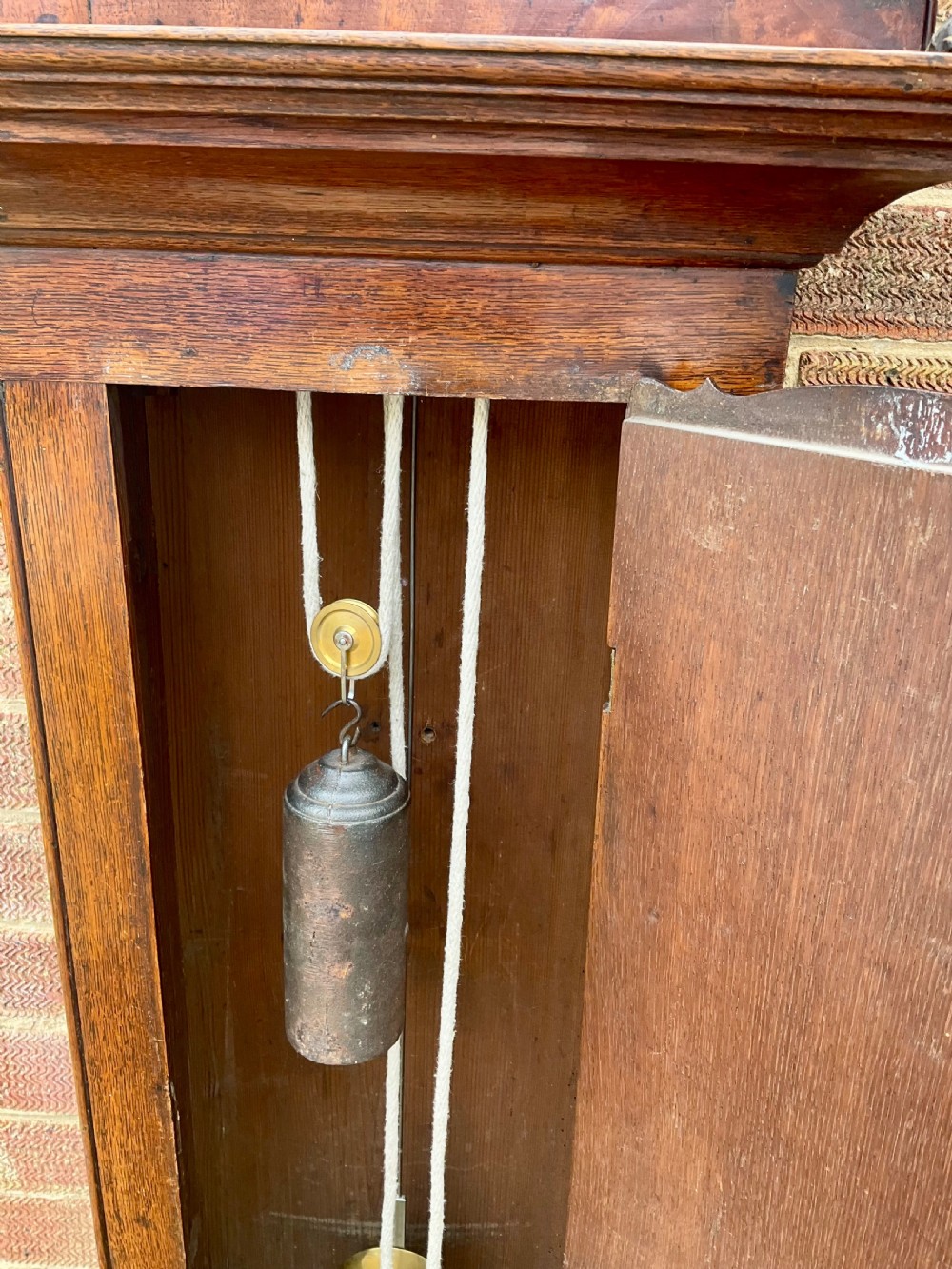 19th Century Small Slim Grandfather Longcase Clock View VII