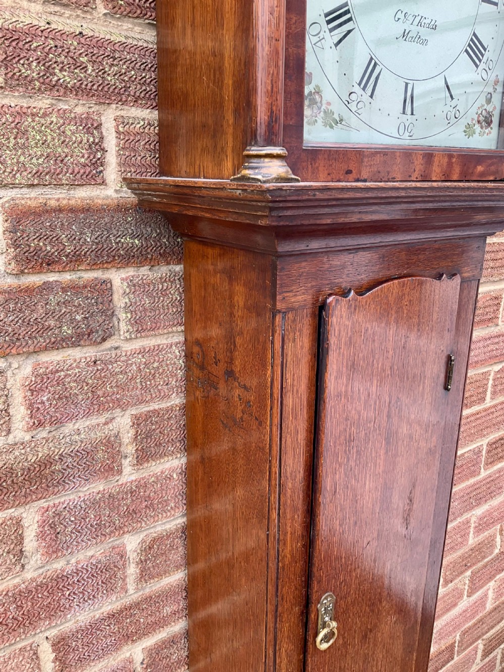 19th Century Small Slim Grandfather Longcase Clock View IX
