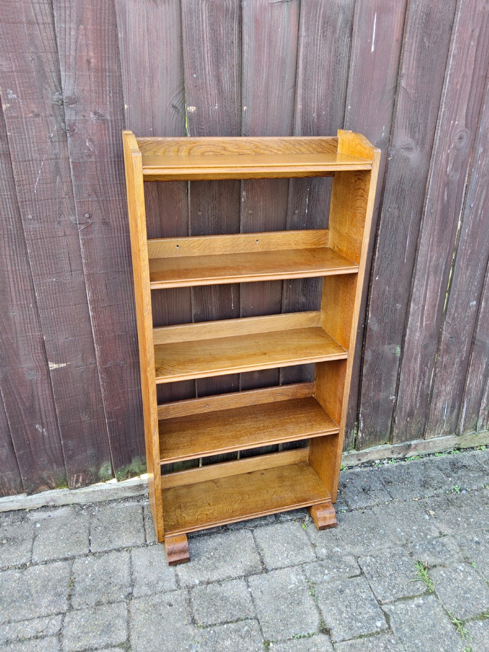 Oak Open Bookcase