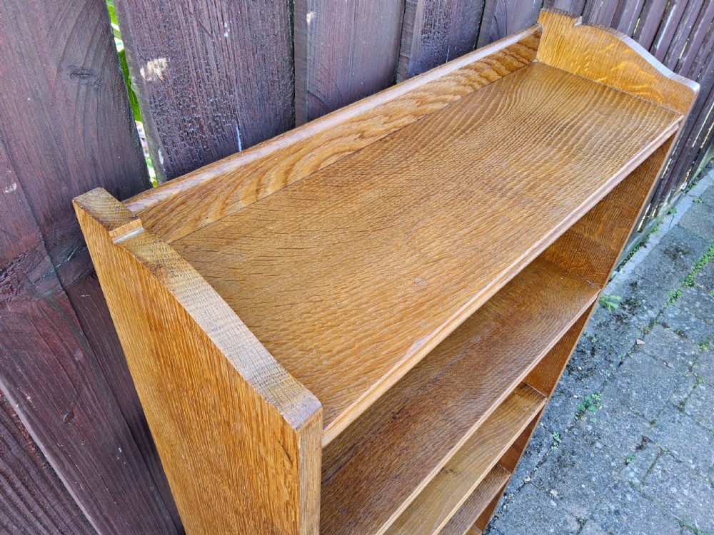 Oak Open Bookcase View II