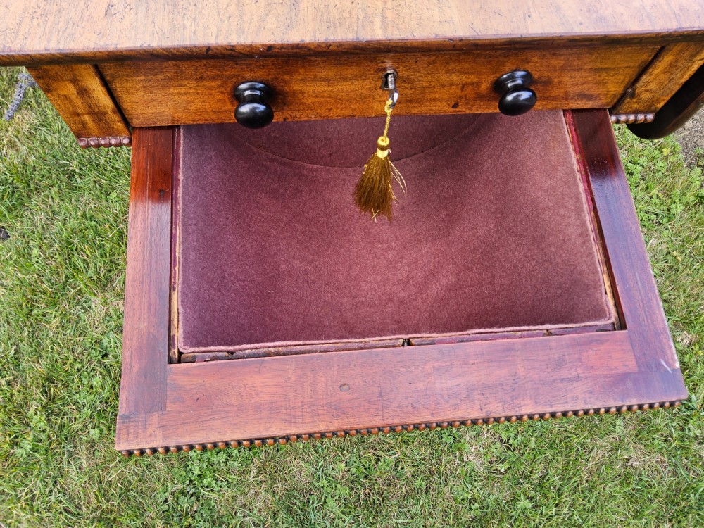 Regency mahogany work table View II