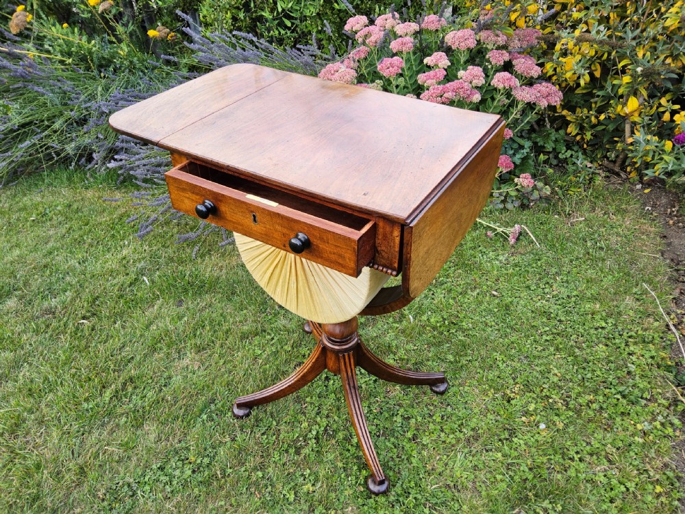 Regency mahogany work table View V