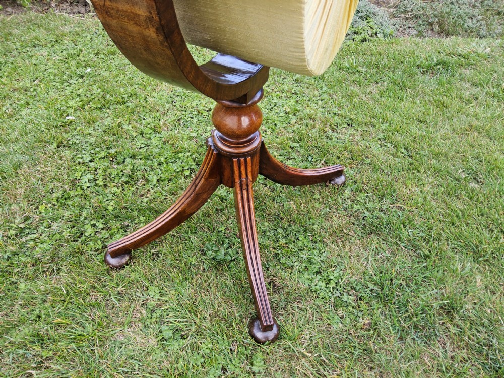 Regency mahogany work table View VII