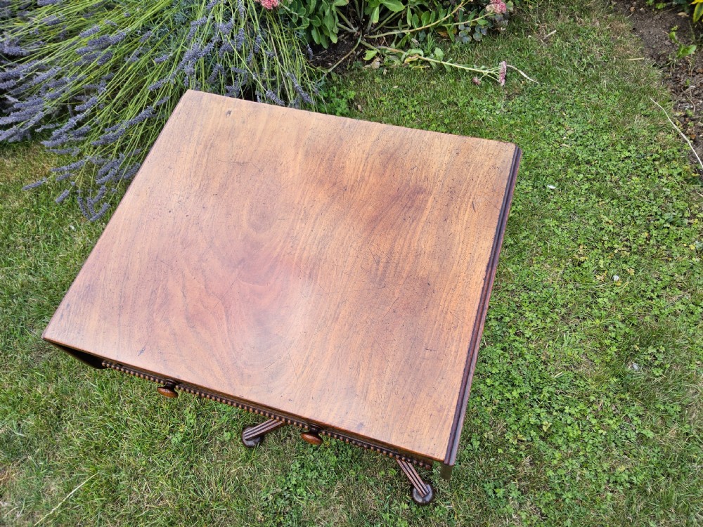 Regency mahogany work table View VIII