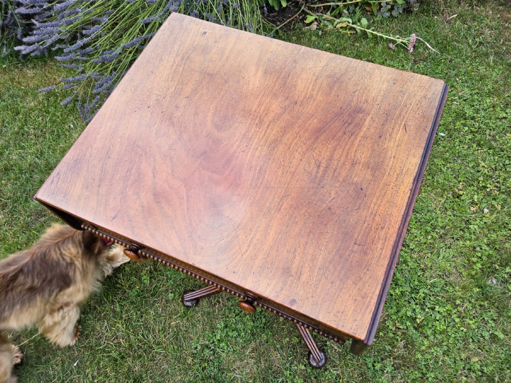 Regency mahogany work table View XIV