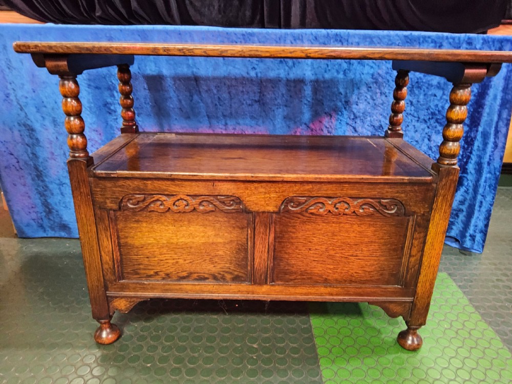 Solid Oak Monks Bench View VI