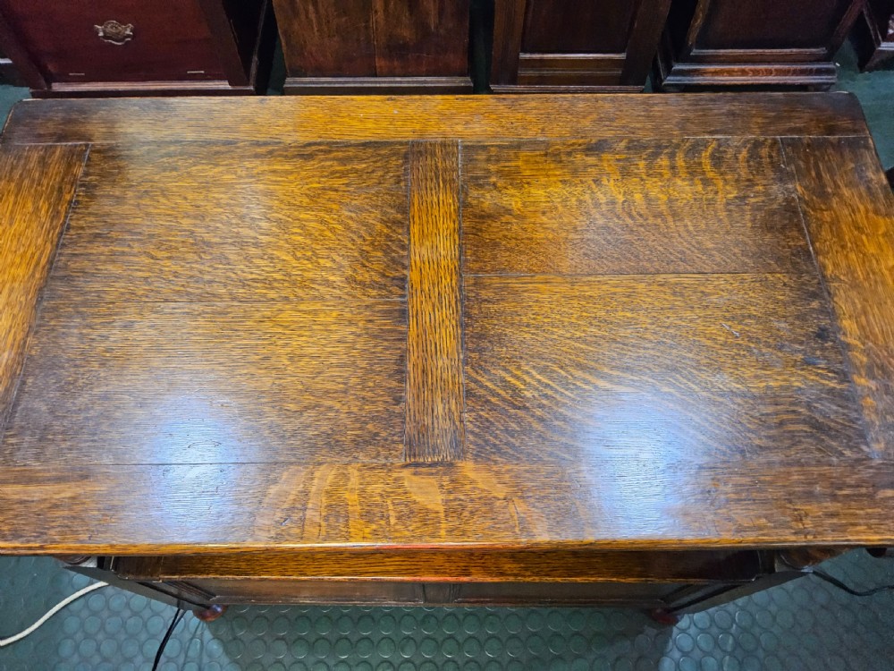 Solid Oak Monks Bench View VIII