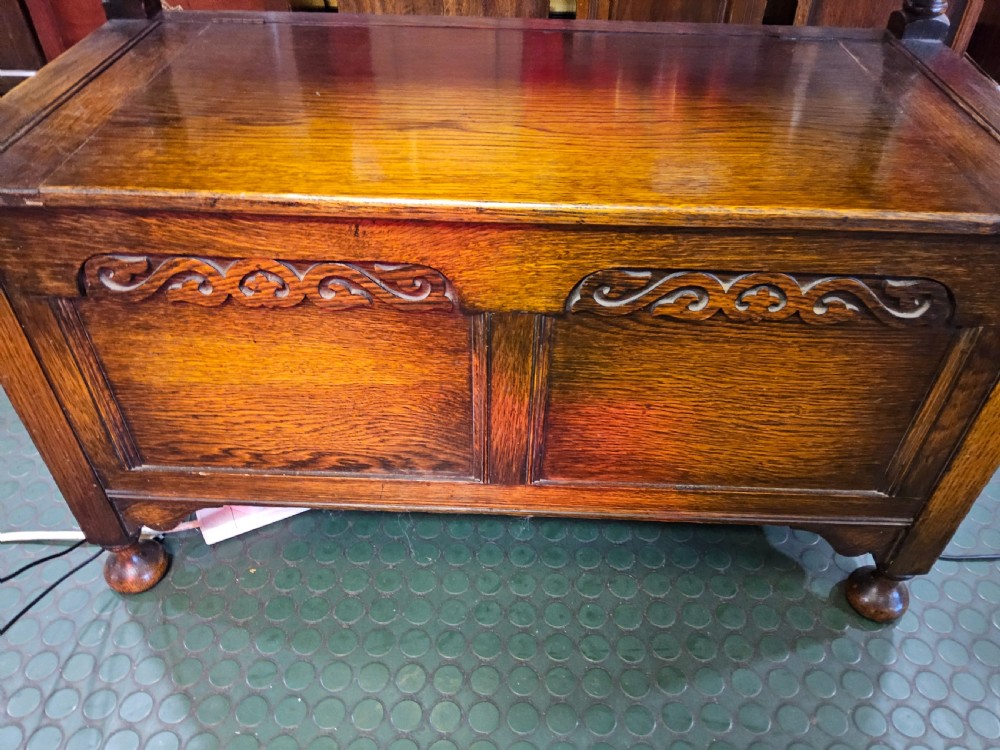 Solid Oak Monks Bench View X