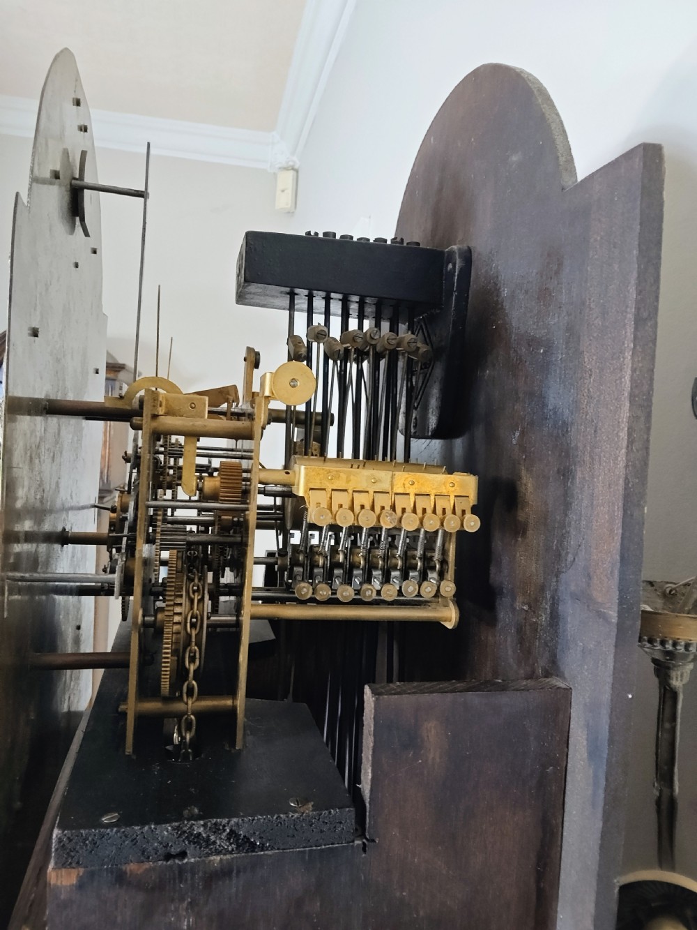 Astragal Glazed Quarter Chiming Grandmother Longcase Clock  View VIII