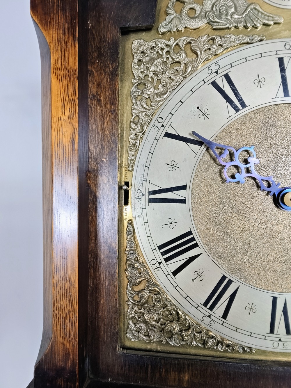 Astragal Glazed Quarter Chiming Grandmother Longcase Clock  View IX