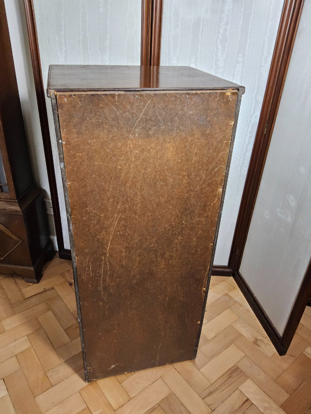 Oak Tambour Cabinet View VIII