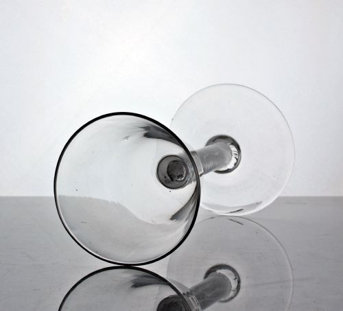 GEORGIAN MULTI SPIRAL AIR TWIST WINE GOBLET - ADDITIONAL PHOTO 1