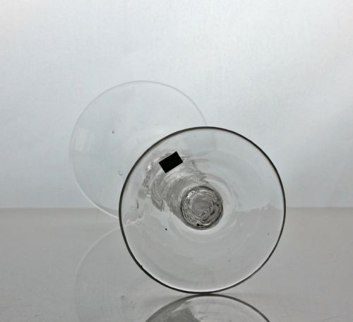 RARE GEORGIAN FOUR KNOP MULTI SPIRAL AIR TWIST WINE GLASS - ADDITIONAL PHOTO 2