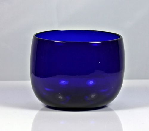 WILLIAM IVEARLY VICTORIAN SET OF SIX BRISTOL BLUE FINGER BOWLS - ADDITIONAL PHOTO 2