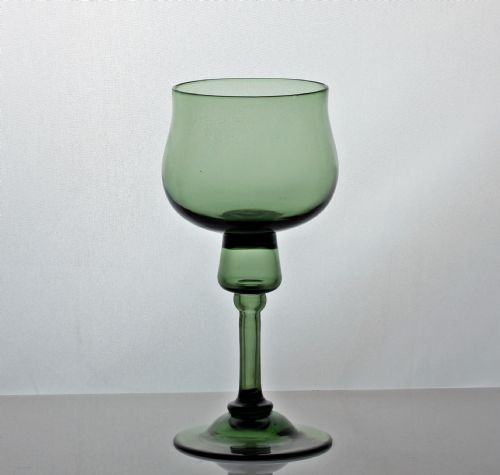 georgian green baluster export glass - CATEGORY: ANTIQUE GLASS - DATED 18TH CENTURY