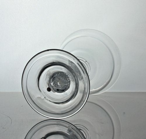 GEORGIAN RARE TALL DOUBLE SERIES OPAQUE TWIST SWEETMEAT GLASS - ADDITIONAL PHOTO 2