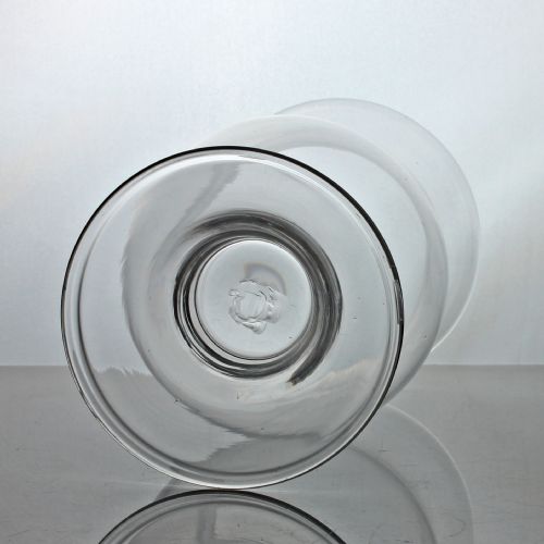 GEORGIAN MOUTHBLOWN STORM LAMP OR HALL CANDLESTICK - ADDITIONAL PHOTO 2