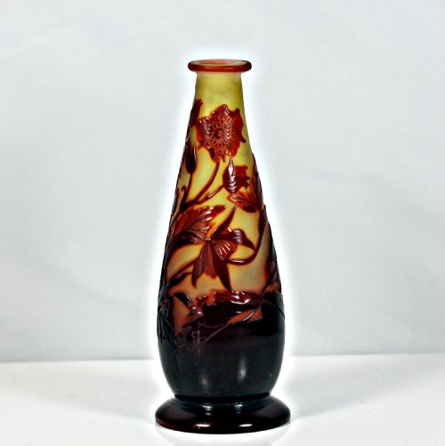 GALL CAMEO GLASS BUD VASE - ADDITIONAL PHOTO 2