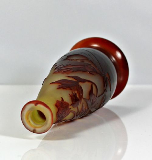 GALL CAMEO GLASS BUD VASE - ADDITIONAL PHOTO 3