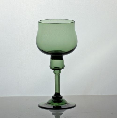 georgian green baluster export glass - CATEGORY: ANTIQUE GLASS - DATED 18TH CENTURY