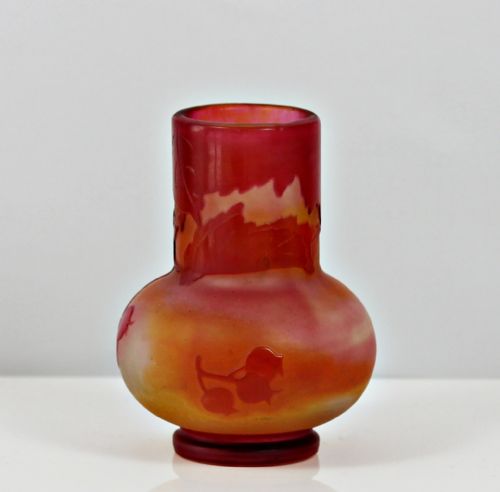 GALL CAMEO GLASS BUD VASE - ADDITIONAL PHOTO 3