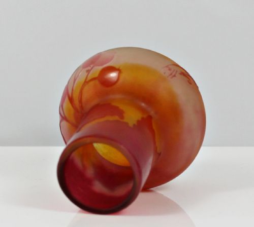 GALL CAMEO GLASS BUD VASE - ADDITIONAL PHOTO 4