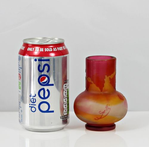 GALL CAMEO GLASS BUD VASE - ADDITIONAL PHOTO 6