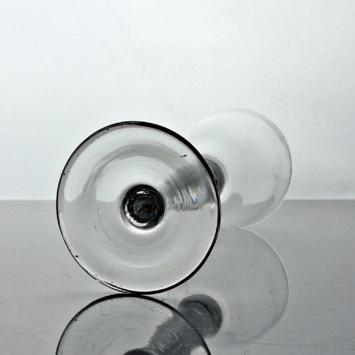GEORGIAN DOUBLE SERIES OPAQUE TWIST WINE GLASS OVOID BOWL - ADDITIONAL PHOTO 2
