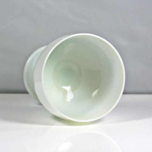 GEORGIAN WHITE OPALINE GLASS SUGAR BOWL CREAM JUG - ADDITIONAL PHOTO 4