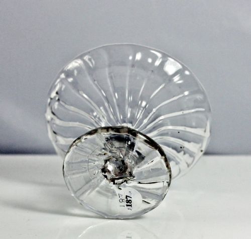GEORGIAN RIBMOULDED SMALL SWEETMEAT GLASS OR PATCH STAND - ADDITIONAL PHOTO 3