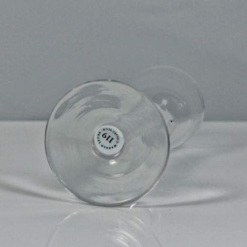 GEORGIAN DOUBLE SERIES OPAQUE TWIST WINE GLASS OVOID BOWL - ADDITIONAL PHOTO 4