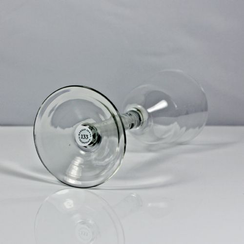GEORGIAN TALL DOUBLE SERIES OPAQUE TWIST WINE GLASS OGEE BOWL - ADDITIONAL PHOTO 4