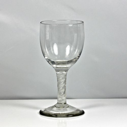 GEORGIAN DOUBLE SERIES OPAQUE TWIST STEM WINE GOBLET OVOIDSHAPED BOWL - ADDITIONAL PHOTO 2