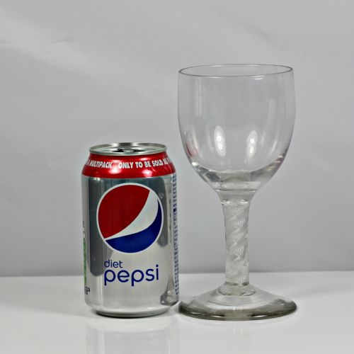 GEORGIAN DOUBLE SERIES OPAQUE TWIST STEM WINE GOBLET OVOIDSHAPED BOWL - ADDITIONAL PHOTO 3