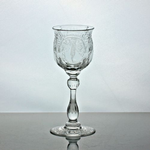 EDWARDIAN SET OF SIX THOMAS WEBB ROCK CRYSTAL SHERRY GLASSES - ADDITIONAL PHOTO 1