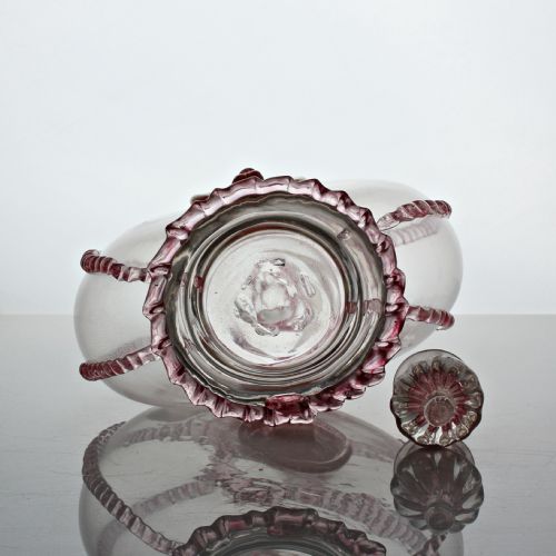 VICTORIAN SALVIATI AND CO LION HEAD DECANTER - ADDITIONAL PHOTO 3