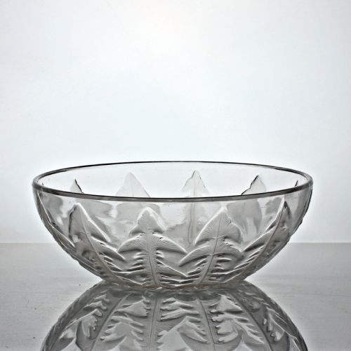 ren lalique pissenlit pattern standard bowl 24 cm - CATEGORY: ANTIQUE GLASS - DATED 1920