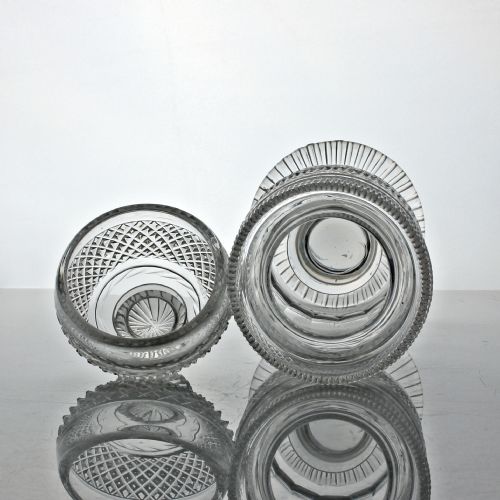 GEORGIANREGENCY CUT GLASS BONBONNIRE OR SMALL URN - ADDITIONAL PHOTO 2