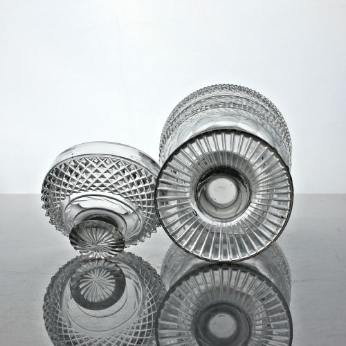 GEORGIANREGENCY CUT GLASS BONBONNIRE OR SMALL URN - ADDITIONAL PHOTO 3