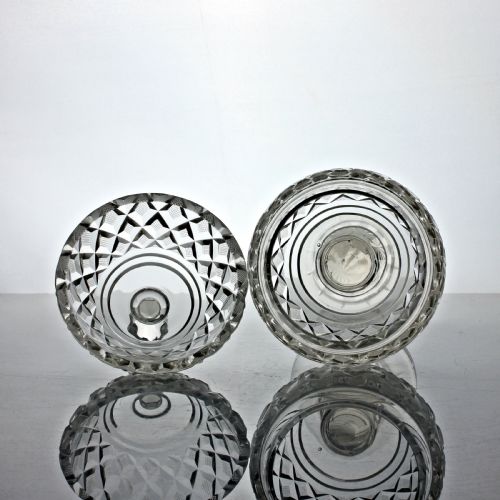EDWARDIAN CUT GLASS BOWL AND COVER - ADDITIONAL PHOTO 4